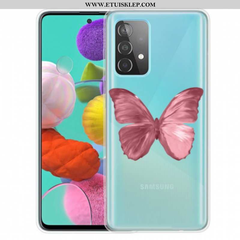 Etui do Samsung Galaxy A52 4G / A52 5G / A52s 5G Dzikie Motyle